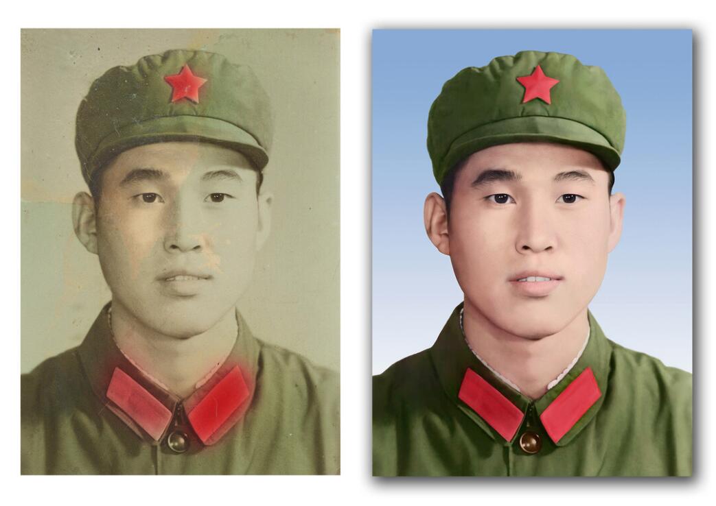 六弓乡破损照片修复-18